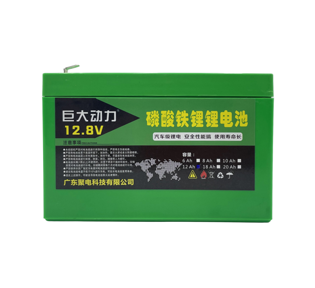 Lithium iron phosphate lithium battery